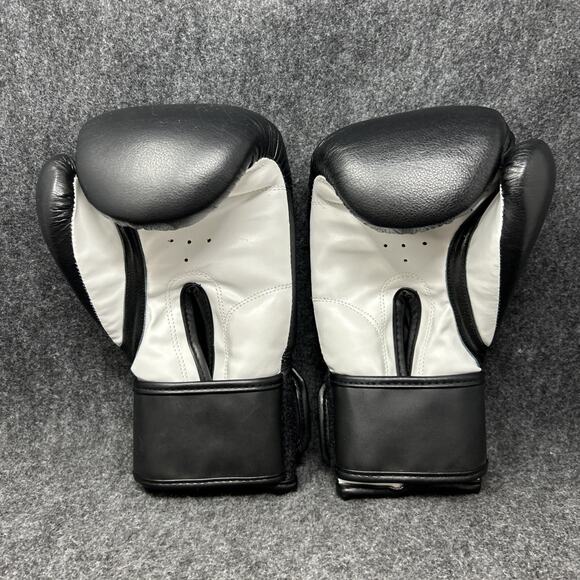 Revgear Boxing Gloves 12-OZ Pro Training Durable Black White - Picture 5 of 13